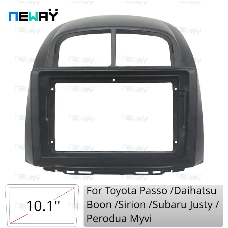 10,1-дюймовая радиоприемная панель для Toyota Passo Daihatsu Boon Sirion Subaru Justy Perodua Myvi, комплект для установки накладки рамы приборной панели
10,1-дюймовая радиоприемная панель для Toyota Passo Daihatsu Boon Sirion Subaru Justy Perodua Myvi, комплект для установки накладки рамы приборной панели