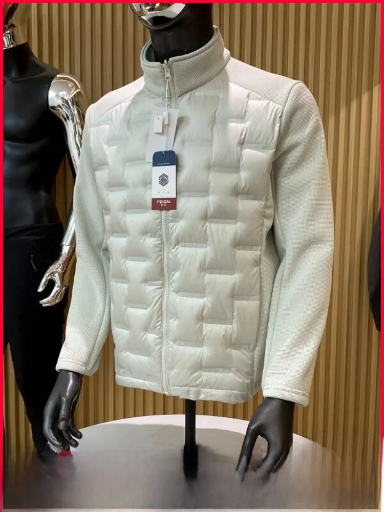 Lightweight Design down Jaet Men's Outdoor Winter White Du down Stand Collar Zipper Sle 3D Windproof Poly Fiber
Lightweight Design down Jaet Men's Outdoor Winter White Du down Stand Collar Zipper Sle 3D Windproof Poly Fiber