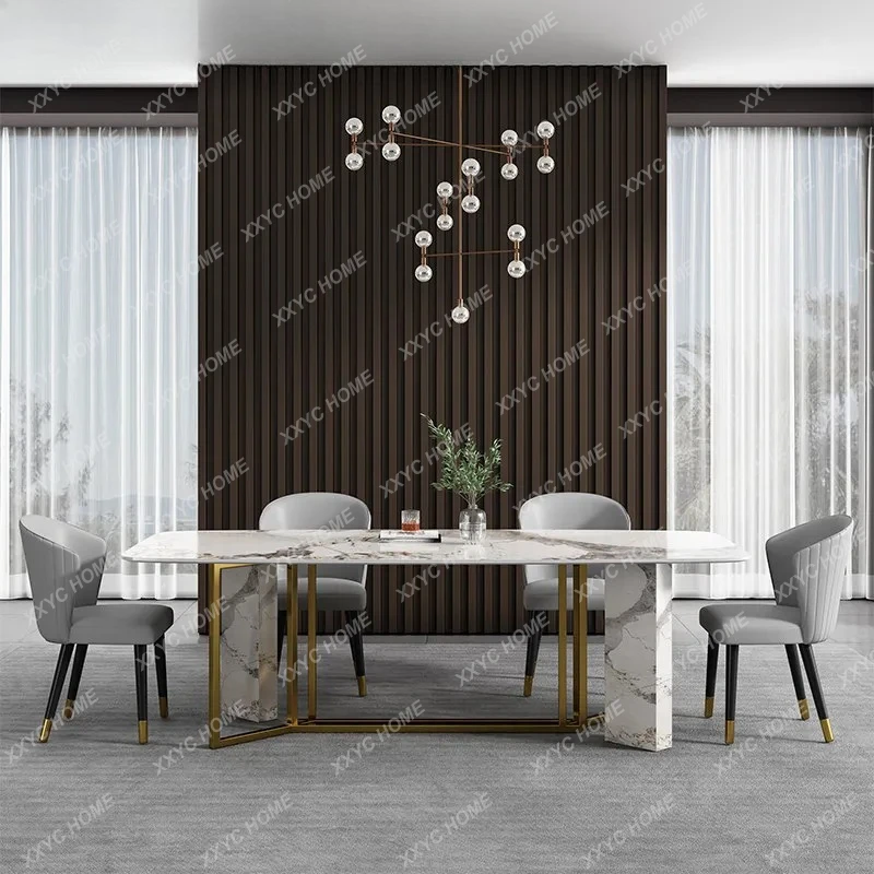 light luxury rock slab dining table household small rectangular dining table modern simple dining table
light luxury rock slab dining table household small rectangular dining table modern simple dining table