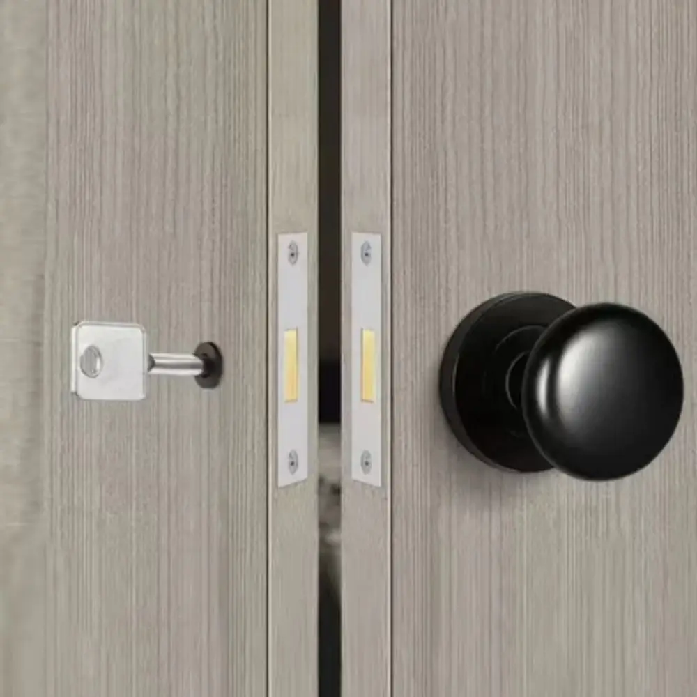 Round Handle Single-sided Invisible Door Lock Concealed Keyless Alloy Door Lock Silent Universal Door Handle Kitchen
Round Handle Single-sided Invisible Door Lock Concealed Keyless Alloy Door Lock Silent Universal Door Handle Kitchen