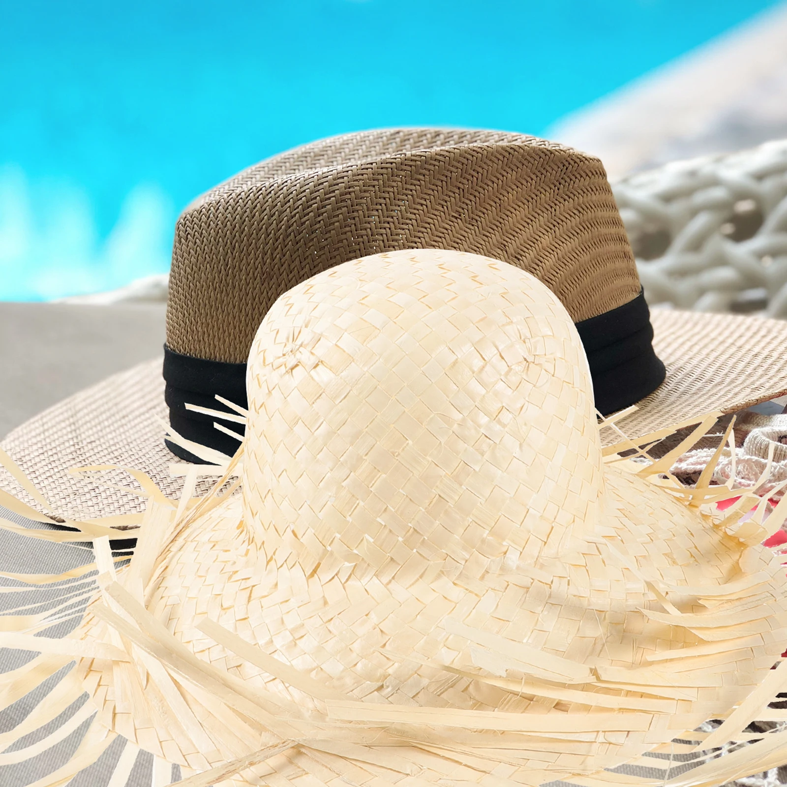 3 Pcs Sun Hat Beach Straw Wide Brim Lightweight Color Photo Shoot Outdoor Activities Women Travel Floppy Bucket Boater
3 Pcs Sun Hat Beach Straw Wide Brim Lightweight Color Photo Shoot Outdoor Activities Women Travel Floppy Bucket Boater