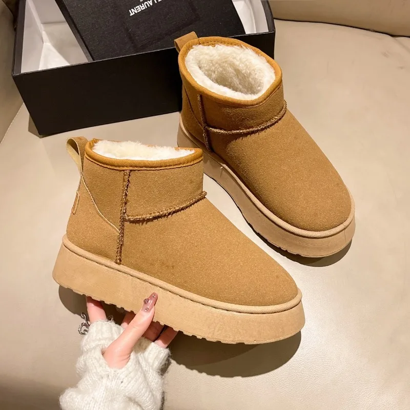 Women Boots 2024 New Winter Fashion Casual Shallow Shoes for Women Low Heels Round Toe Solid Color Boots Women Designer Shoes
Women Boots 2024 New Winter Fashion Casual Shallow Shoes for Women Low Heels Round Toe Solid Color Boots Women Designer Shoes