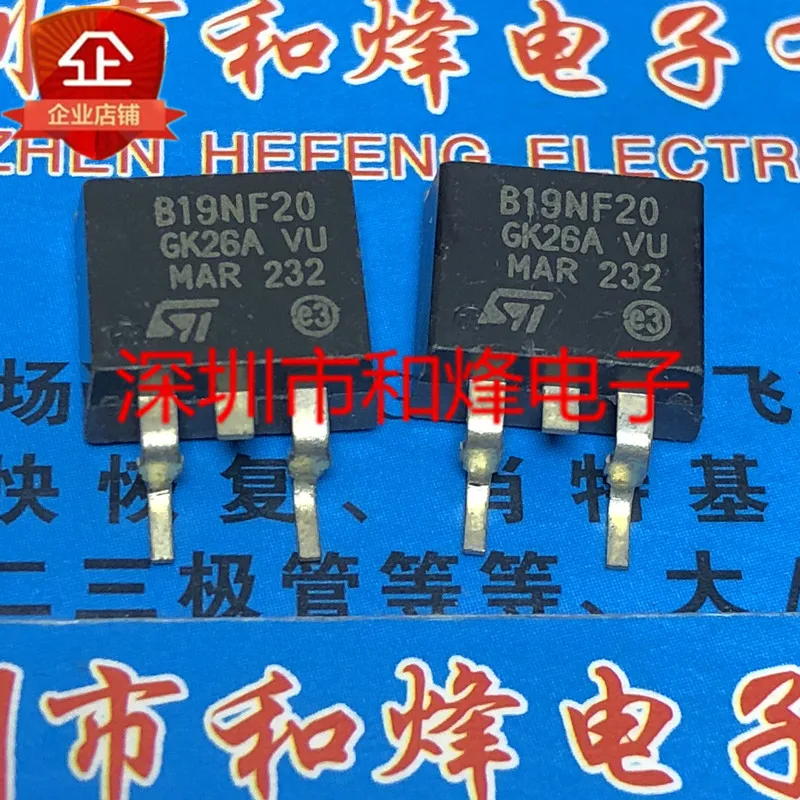 (10 шт./лот) B19NF20 STB19NF20 TO-263 200V 15A новый оригинальный стоковый чип питания
(10 шт./лот) B19NF20 STB19NF20 TO-263 200V 15A новый оригинальный стоковый чип питания