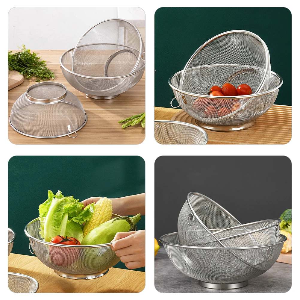 Frying Filter Kitchen Fine Mesh Strainer Colander Soybean Milk Very Stainless Steel
Frying Filter Kitchen Fine Mesh Strainer Colander Soybean Milk Very Stainless Steel