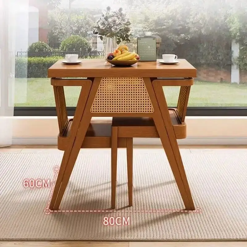 Balcony Tea Table Three-piece Patio Furniture Rattan Outdoor Tables Leisure and Chairs Nordic Solid Wood Garden Furniture Sets M
Balcony Tea Table Three-piece Patio Furniture Rattan Outdoor Tables Leisure and Chairs Nordic Solid Wood Garden Furniture Sets M