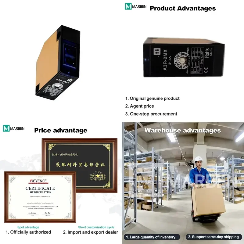 Brand New Free Voltage Type Photoelectric Sensor Diffuse Reflection A3R-2MX
Brand New Free Voltage Type Photoelectric Sensor Diffuse Reflection A3R-2MX