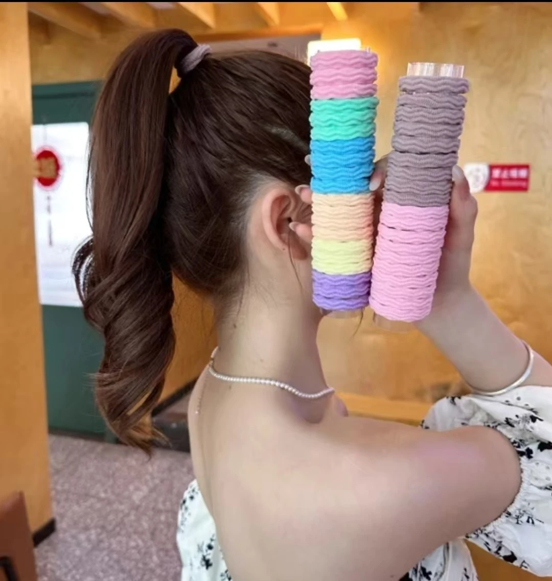 Simple Colorful Head Rope Rubber Band For Women With High Elasticity And Durable Hair Rope Leather Cover Hair Ring Accessories
Simple Colorful Head Rope Rubber Band For Women With High Elasticity And Durable Hair Rope Leather Cover Hair Ring Accessories