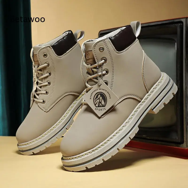 Adjustable-Lace-Up Soft-Leather Versatile Daily-Wear Moto Workwear Boots
Adjustable-Lace-Up Soft-Leather Versatile Daily-Wear Moto Workwear Boots