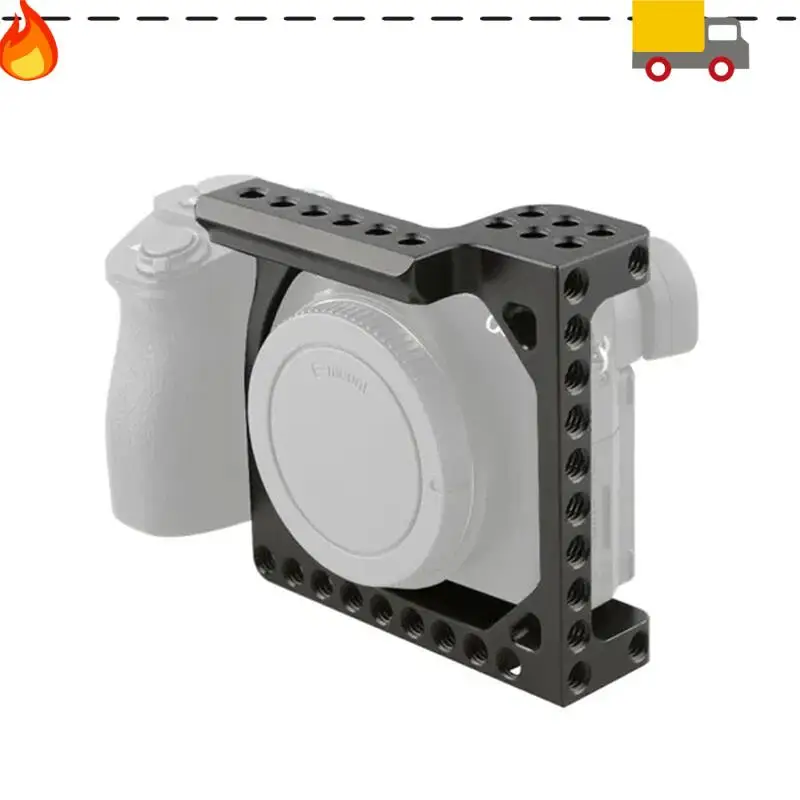 Рамка клетки для камеры со скидкой и направляющей НАТО для Sony A6000/A6300/A6400/A6500/A6600 Canon Eos Cage Rig
Рамка клетки для камеры со скидкой и направляющей НАТО для Sony A6000/A6300/A6400/A6500/A6600 Canon Eos Cage Rig