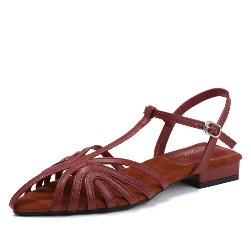 Spring Summer Fashion Pointed Toe Thick Heel Sandals Women's Versatile Low Cut Open Toe Flat Bottom Fashionable Sandals for Trav
Spring Summer Fashion Pointed Toe Thick Heel Sandals Women's Versatile Low Cut Open Toe Flat Bottom Fashionable Sandals for Trav