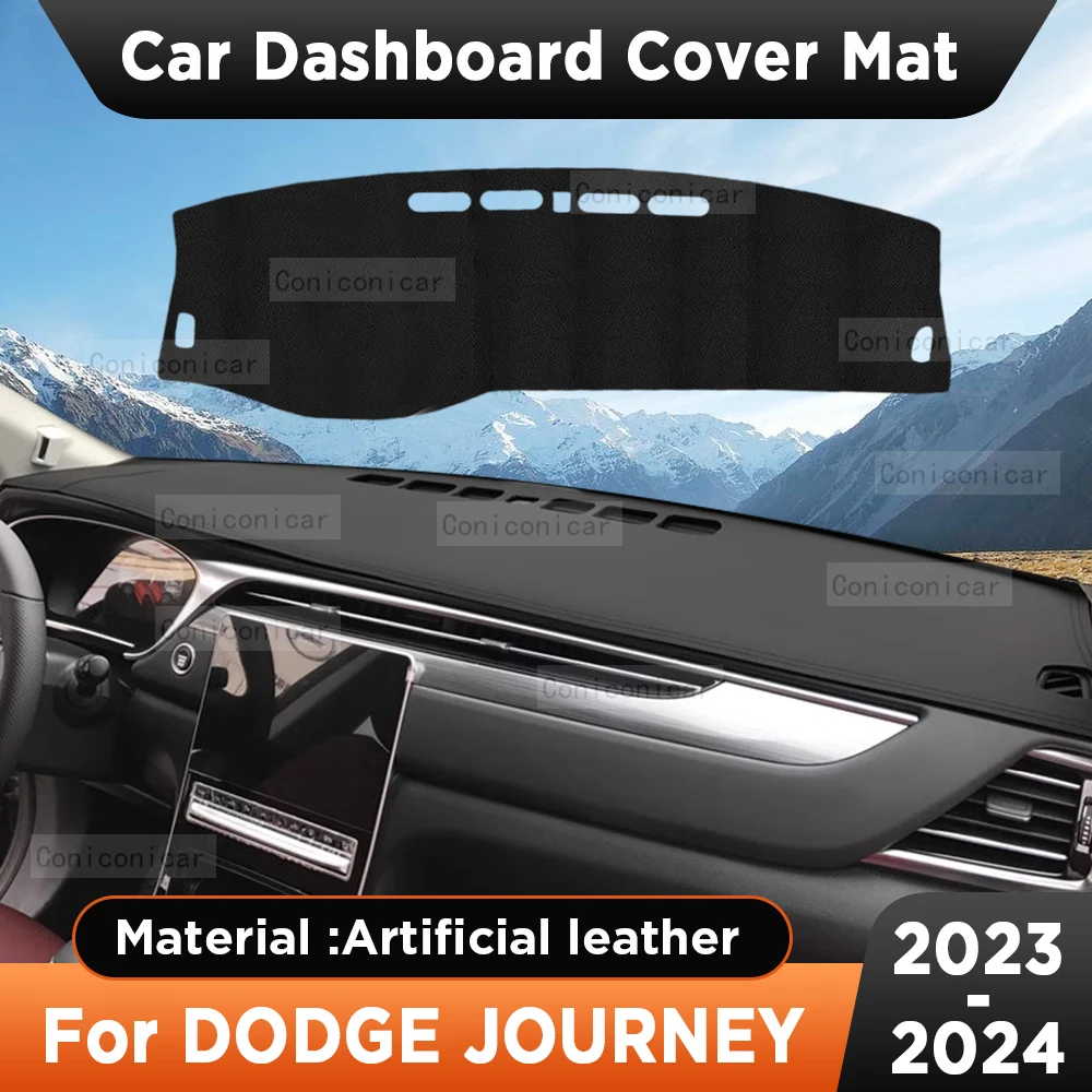 Car Dashboard Sun Shade Cover Instrument Desk Non-slip Artificial Leather Avoid Light Pad Mat For DODGE JOURNEY 2023 2024
Car Dashboard Sun Shade Cover Instrument Desk Non-slip Artificial Leather Avoid Light Pad Mat For DODGE JOURNEY 2023 2024