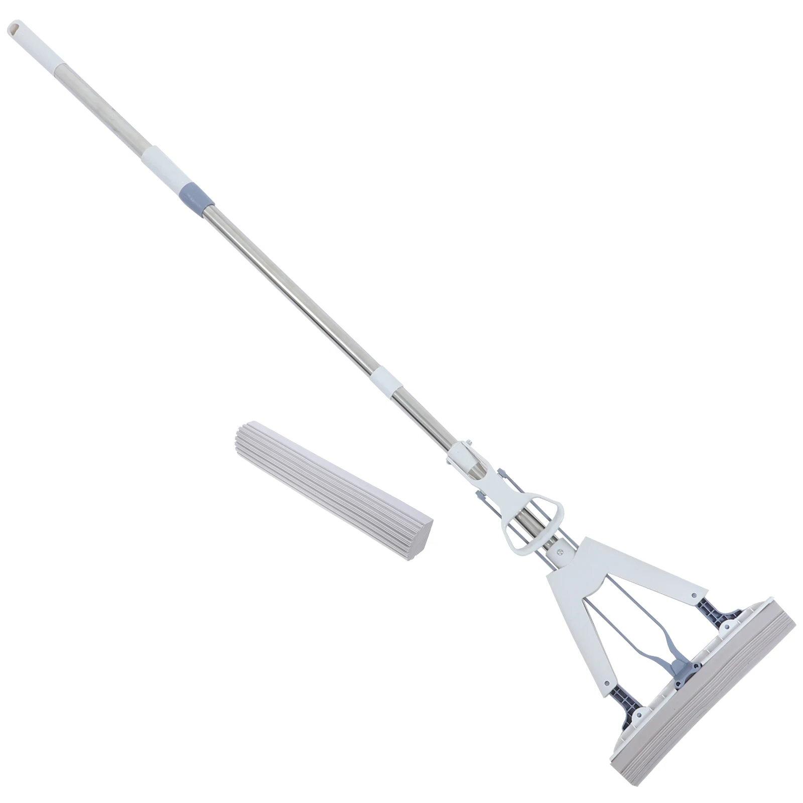 1 set Folding Mop Flat Lazy No-wash 28cm White Squeeze Absorbent Sponge Dual Use Dual Use Floor Mop Tile Floor Cleaning
1 set Folding Mop Flat Lazy No-wash 28cm White Squeeze Absorbent Sponge Dual Use Dual Use Floor Mop Tile Floor Cleaning