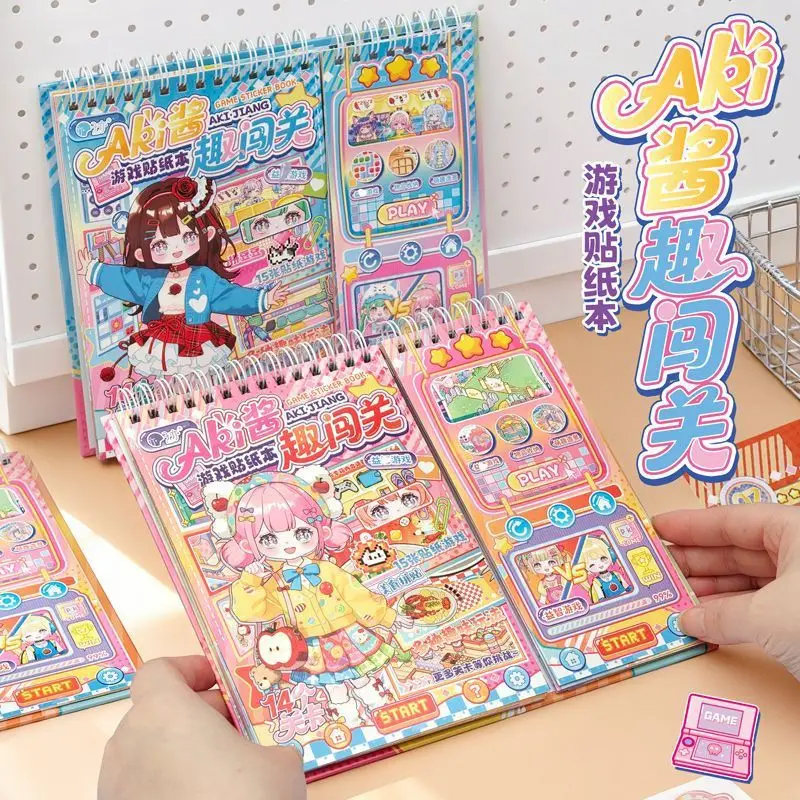 New Fun Challenge Game Sticker Book Cute Cartoon Diorama Stickers No-cut Dress Up Stickers for DIY Journal Scene Making
New Fun Challenge Game Sticker Book Cute Cartoon Diorama Stickers No-cut Dress Up Stickers for DIY Journal Scene Making