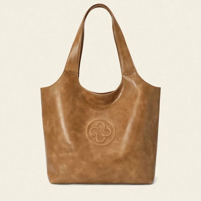 Cassile 2025 Fashionable New Retro Vegetable-Tanned Tote Bag Commuter Large Capacity Single Shoulder Underarm Bucket Bag
Cassile 2025 Fashionable New Retro Vegetable-Tanned Tote Bag Commuter Large Capacity Single Shoulder Underarm Bucket Bag