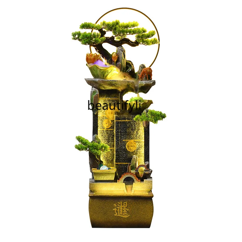 Landscape living room, flowing water ornament, circulating water housewarming, home opening decoration next to the
Landscape living room, flowing water ornament, circulating water housewarming, home opening decoration next to the