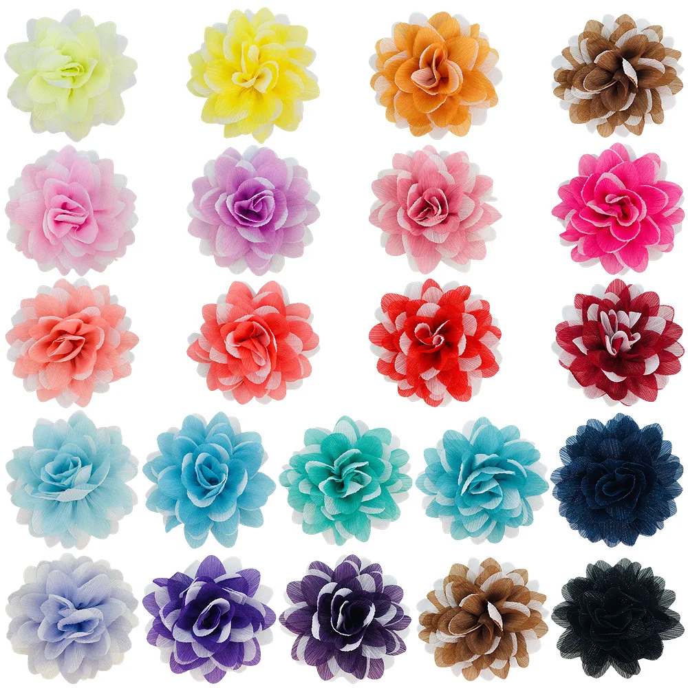 500pcs Wholesale Kids Headwear Two-color Chiffon Silver Silk Flower Girls Diy Hair Accessories 22 Colors In Stock
500pcs Wholesale Kids Headwear Two-color Chiffon Silver Silk Flower Girls Diy Hair Accessories 22 Colors In Stock
