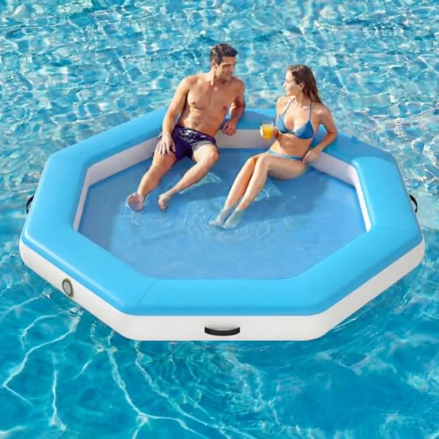 Надувной круглый плавучий док-плот Sunchill с тканевым покрытием синего цвета, быстрое надувание/сдувание за 1-2 минуты с помощью ручного насоса
Надувной круглый плавучий док-плот Sunchill с тканевым покрытием синего цвета, быстрое надувание/сдувание за 1-2 минуты с помощью ручного насоса
