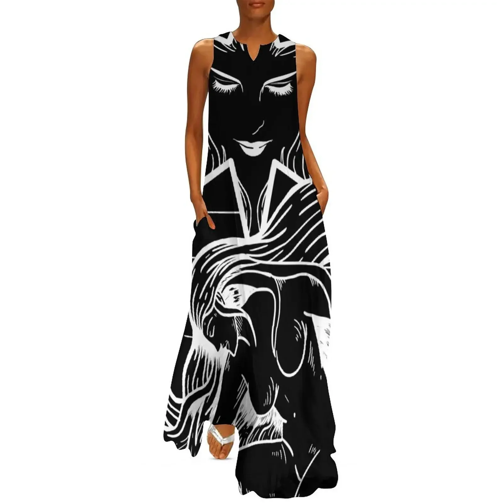 Tarot Card The Star Dark Edition Long Dress sexy dress Dress vintage dresses summer woman 2025
Tarot Card The Star Dark Edition Long Dress sexy dress Dress vintage dresses summer woman 2025