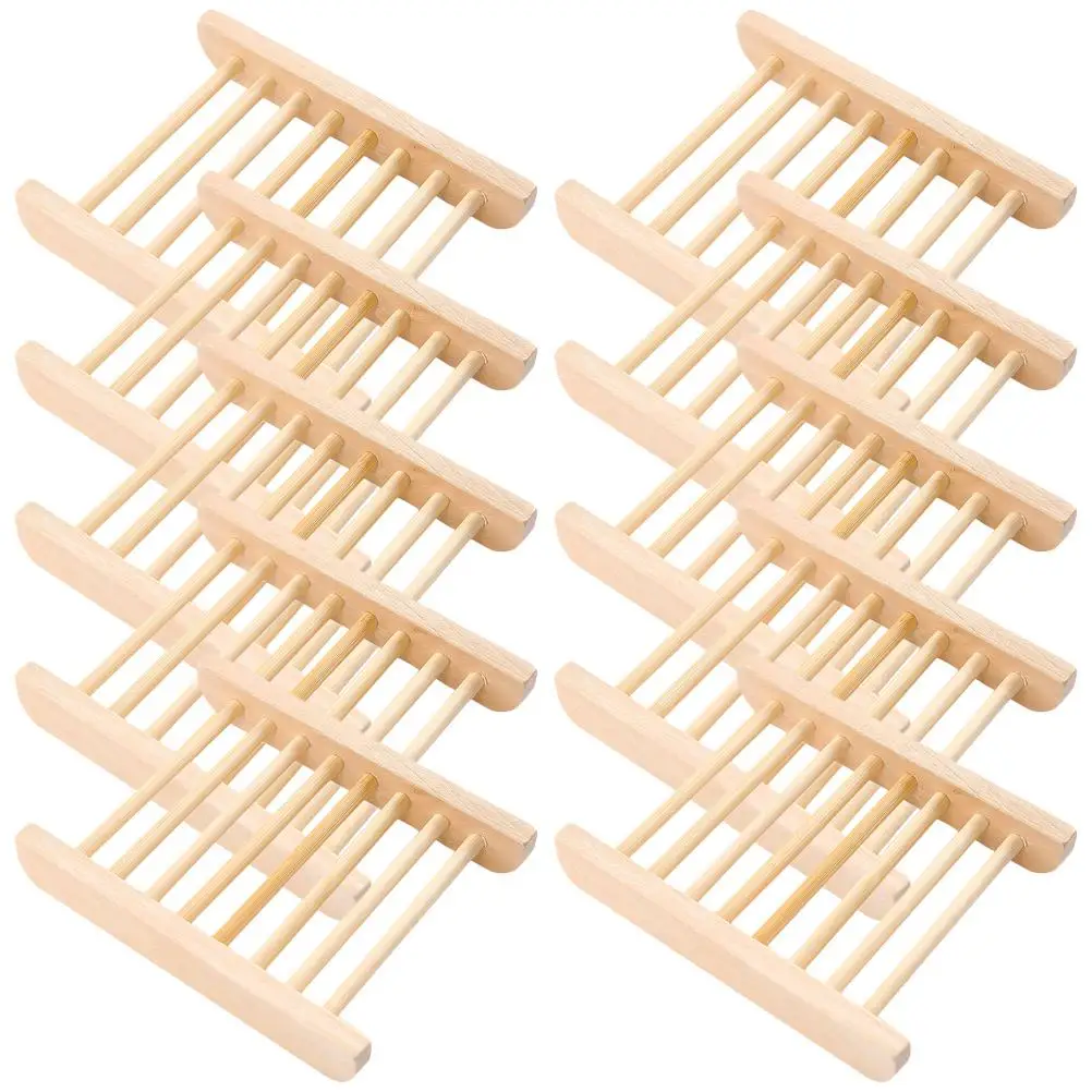 10 Pcs Soap Box Rack Stylish Draining Display Stand for Craft Shows Wooden Bamboo Tray Dishes Bath Kitchen Storage
10 Pcs Soap Box Rack Stylish Draining Display Stand for Craft Shows Wooden Bamboo Tray Dishes Bath Kitchen Storage