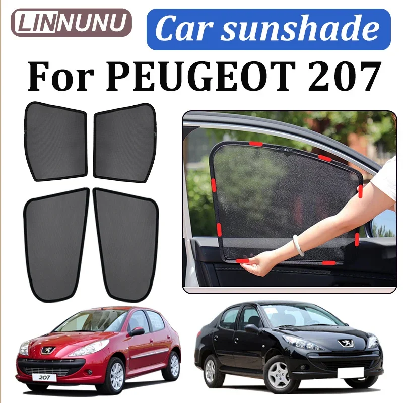LINNUNU 5 шт. для Peugeot 207 2009-2023, магнитные солнцезащитные шторки на лобовое стекло и боковые окна, защита от УФ-излучения, аксессуары
LINNUNU 5 шт. для Peugeot 207 2009-2023, магнитные солнцезащитные шторки на лобовое стекло и боковые окна, защита от УФ-излучения, аксессуары