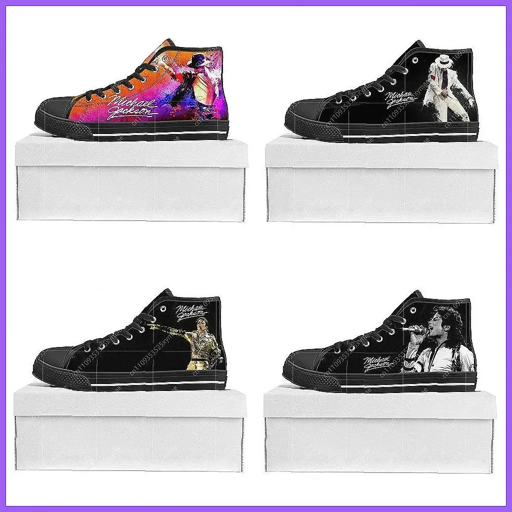 Michael Jackson Custom Canvas Sneakers High Top Couple Shoes for Men Women Teens
Michael Jackson Custom Canvas Sneakers High Top Couple Shoes for Men Women Teens
