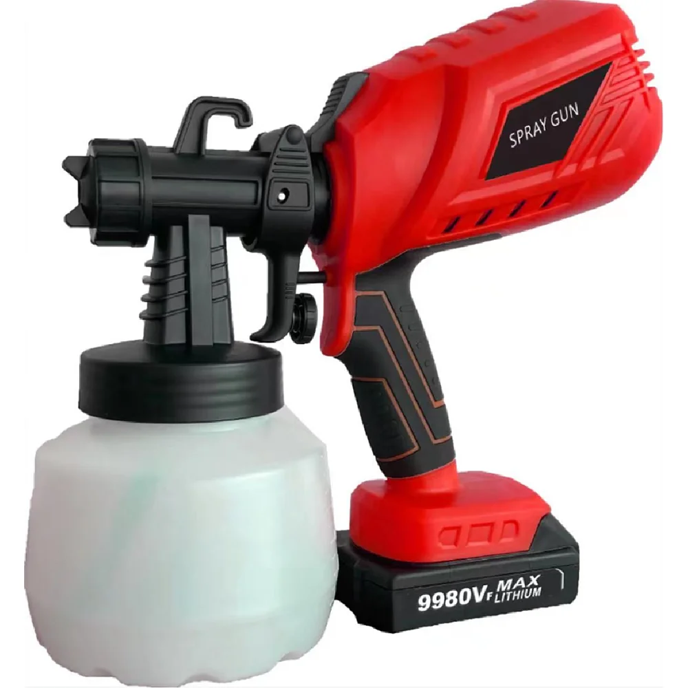 Vertak No Load Speed 32000rpm Cordless Paint Spray Gun 1200ml Spot Capacity 20V DC Paint Sprayer Gun
Vertak No Load Speed 32000rpm Cordless Paint Spray Gun 1200ml Spot Capacity 20V DC Paint Sprayer Gun