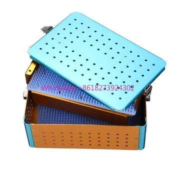 Autoclave Sterilization Container Tray Surgical Instruments Box with Silicon Mat
Autoclave Sterilization Container Tray Surgical Instruments Box with Silicon Mat