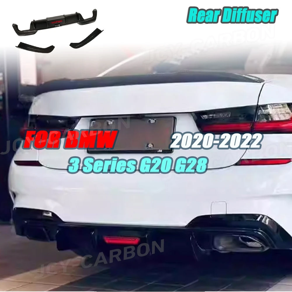 Carbon Fiber Rear Bumper Diffuser Lip Spoiler With Led Light Body Kits For BMW 3 Series G20 G28 2020-2022 Car Accessories
Carbon Fiber Rear Bumper Diffuser Lip Spoiler With Led Light Body Kits For BMW 3 Series G20 G28 2020-2022 Car Accessories