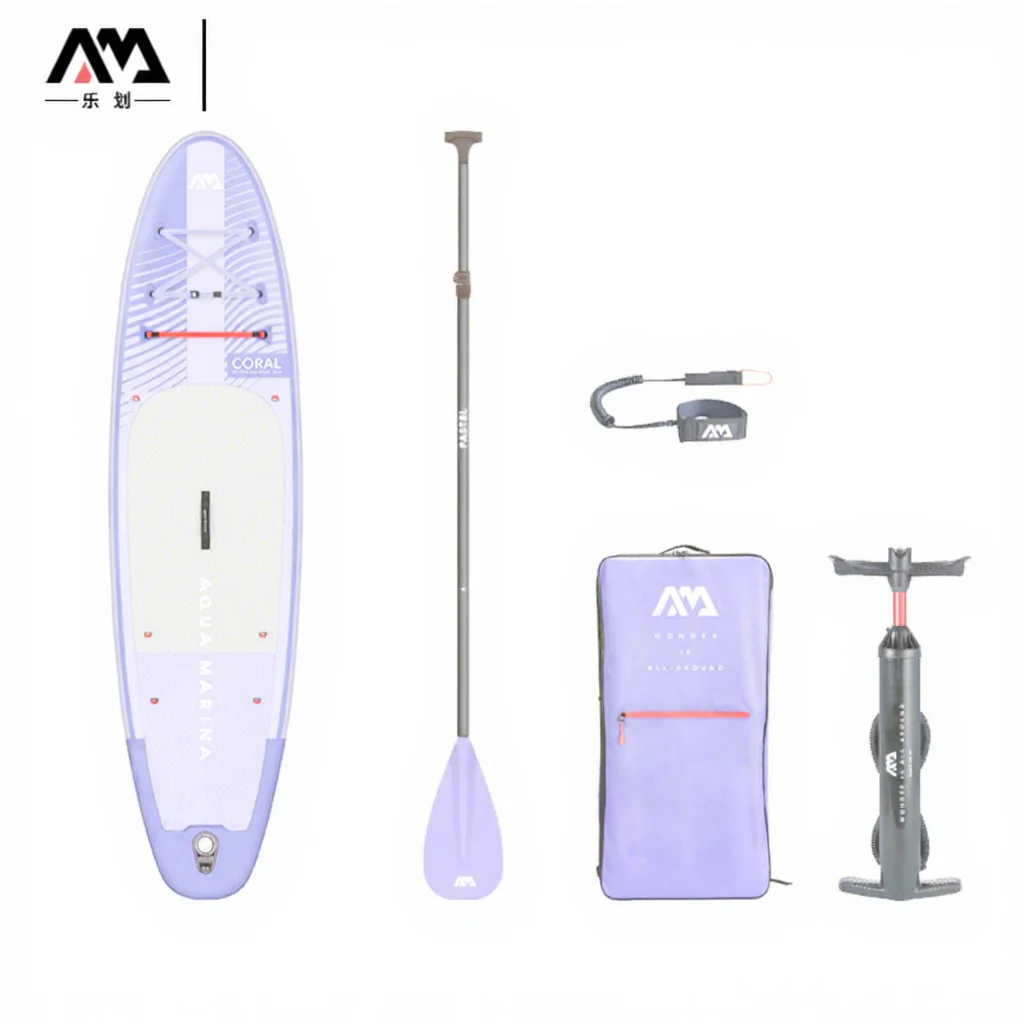 Coral Inflatable SUP Board-Durable PVC Construction Light Weight for Men Women for Drifting in Rivers Lakes & Ocean Waters
Coral Inflatable SUP Board-Durable PVC Construction Light Weight for Men Women for Drifting in Rivers Lakes & Ocean Waters