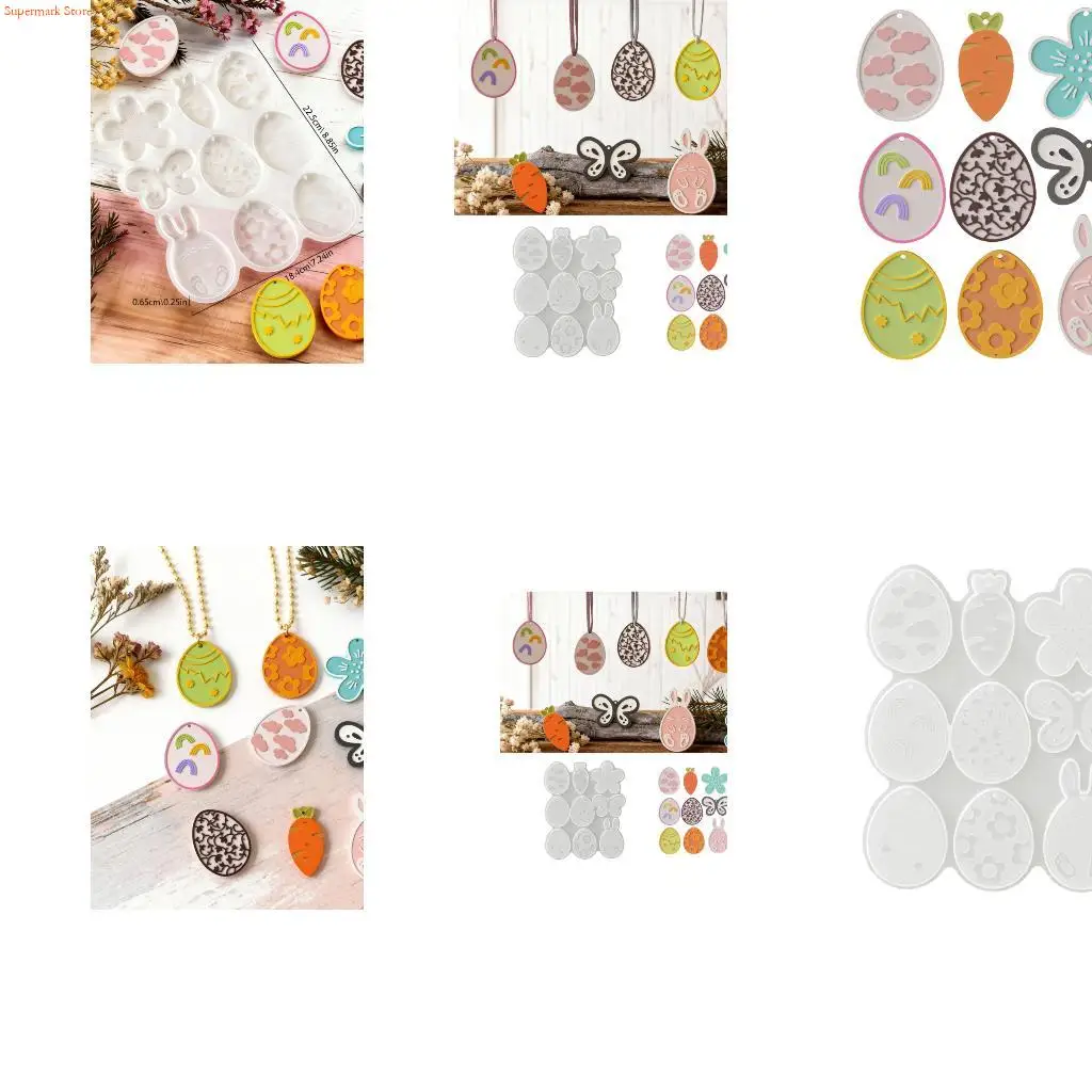 Q5WE Easter Egg Rabbit Carrot Silicone Mold For DIY Resin Keychain Pendant Craft With Detailed Patterns And Material
Q5WE Easter Egg Rabbit Carrot Silicone Mold For DIY Resin Keychain Pendant Craft With Detailed Patterns And Material