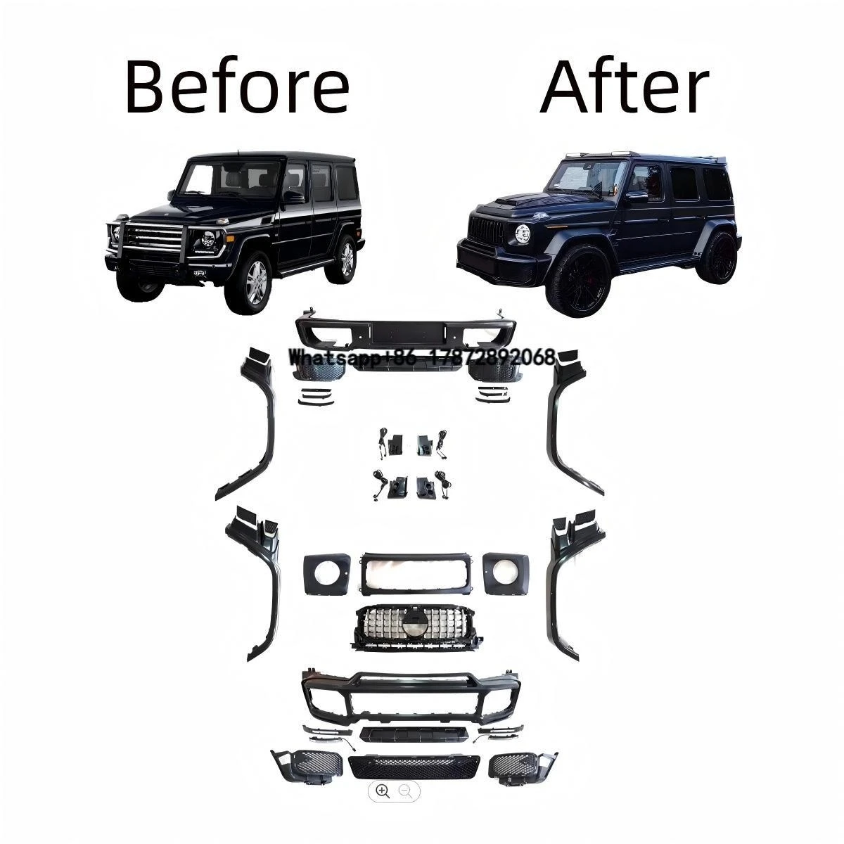 Wholesale High Quality Luxury Style Wide Body Kit for BENZ G-class W464 G500 G63 2019-2020 Auto Tuning Parts
Wholesale High Quality Luxury Style Wide Body Kit for BENZ G-class W464 G500 G63 2019-2020 Auto Tuning Parts