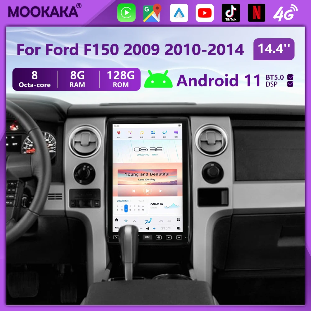14.4 Inch Carplay For Ford F150 2009-2014 Android 13.0 Tesla Style Car Radio GPS Navigation Multimedia Player Headunit Auto WIFI
14.4 Inch Carplay For Ford F150 2009-2014 Android 13.0 Tesla Style Car Radio GPS Navigation Multimedia Player Headunit Auto WIFI