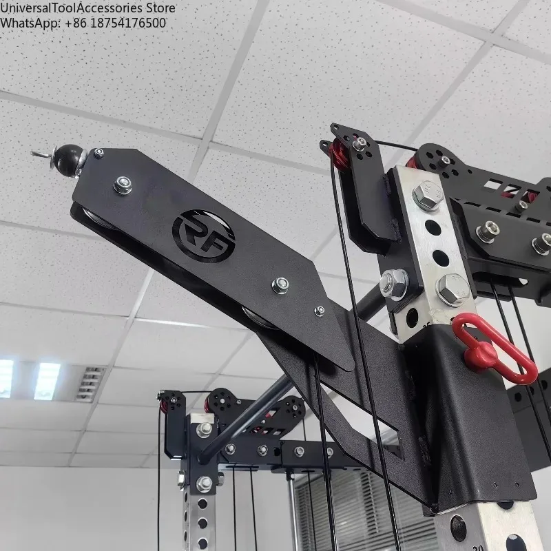 Wall-mounted pulley system for fitness drop-down and low-row cable machines and cable station equipment
Wall-mounted pulley system for fitness drop-down and low-row cable machines and cable station equipment