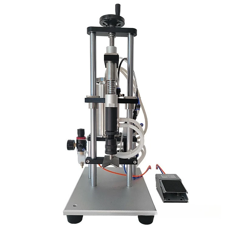 Small semi-automatic pneumatic negative pressure perfume filling machine glass bottle vacuum essential
Small semi-automatic pneumatic negative pressure perfume filling machine glass bottle vacuum essential
