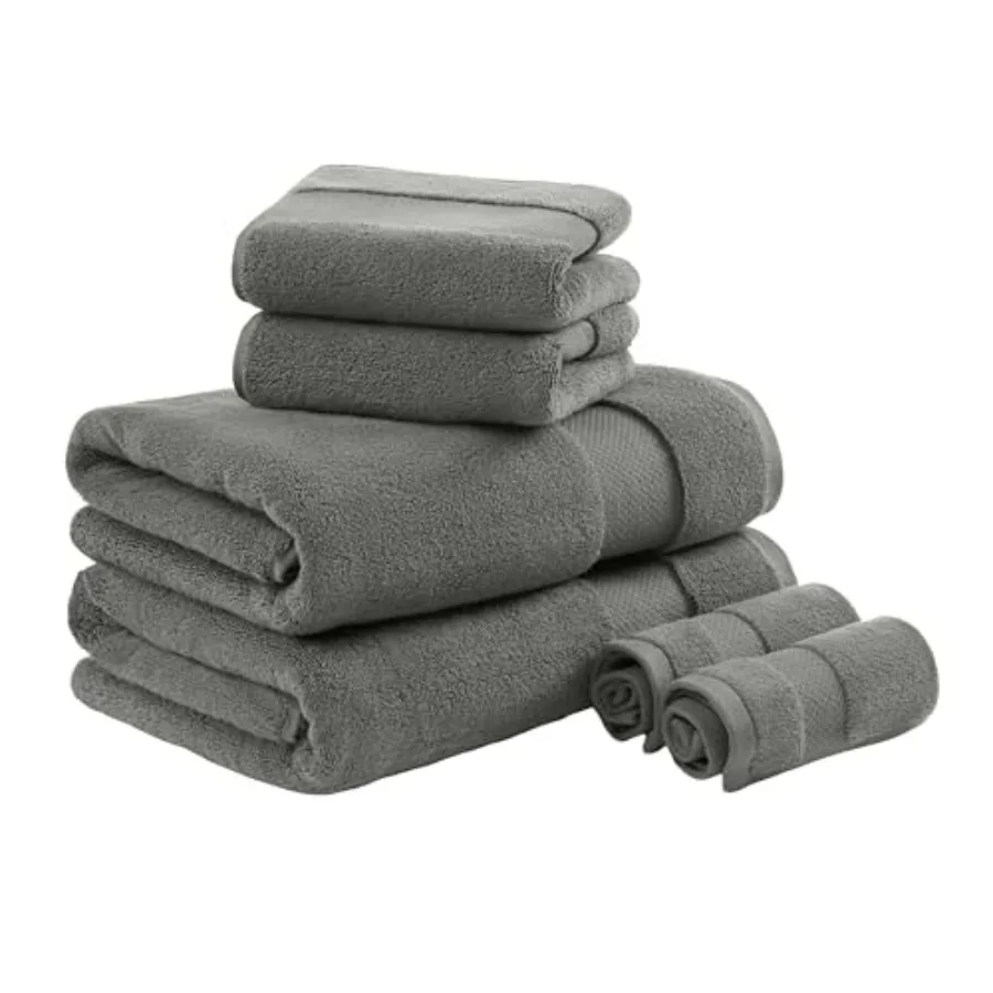 Hotel bathroom towel set: 100 cotton, 600gsm, luxury premium thick soft absorbent, charcoal, assorted sizes shower, hand, face,
Hotel bathroom towel set: 100 cotton, 600gsm, luxury premium thick soft absorbent, charcoal, assorted sizes shower, hand, face,