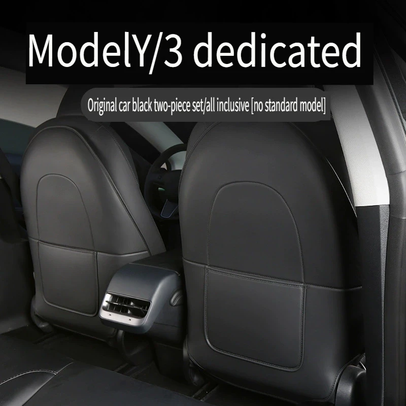 For Tesla Model 3 Model Y Seat Back Kick Protector Backseat Kick Mats for Kids Extra Organizer Pocket 2pcs
For Tesla Model 3 Model Y Seat Back Kick Protector Backseat Kick Mats for Kids Extra Organizer Pocket 2pcs