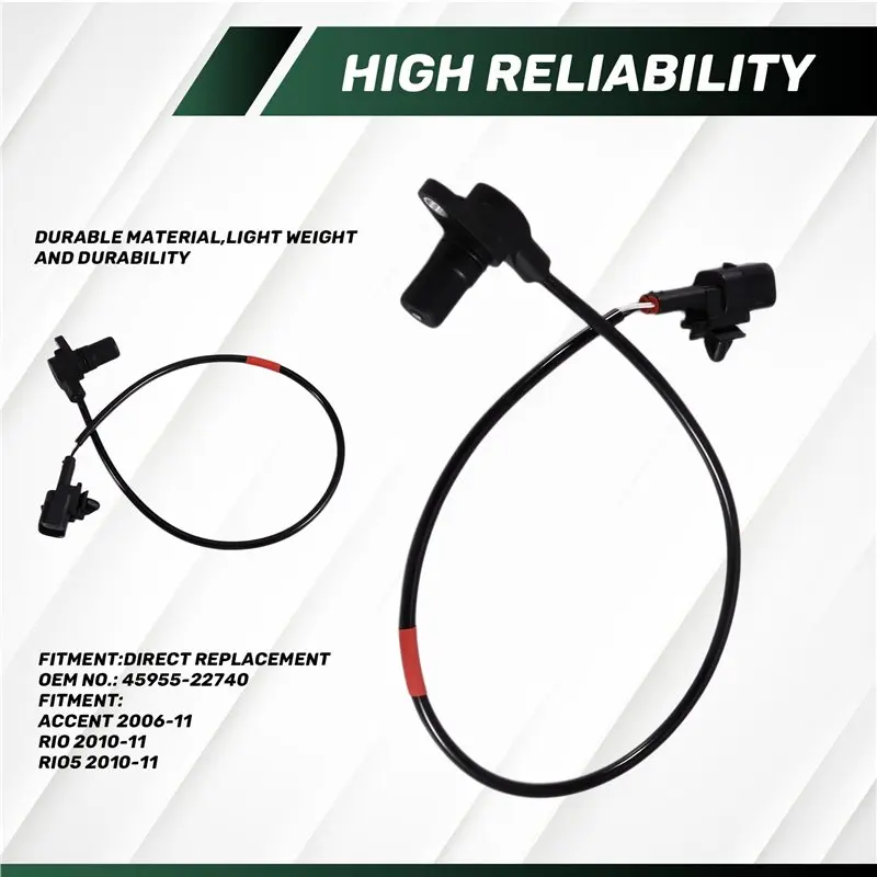 5Pcs 45955-22740 Transmission Speed Sensor For Accent 2006-11 Kia Rio 2010-11 Kia Rio5 2010-11
5Pcs 45955-22740 Transmission Speed Sensor For Accent 2006-11 Kia Rio 2010-11 Kia Rio5 2010-11