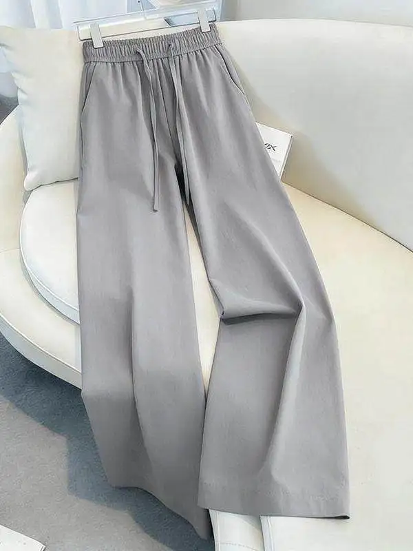 High Waist Wide Leg Pants Women's Summer New plus Size Slim Fit Small Size Ice Silk Casual Straight Leg Pants
High Waist Wide Leg Pants Women's Summer New plus Size Slim Fit Small Size Ice Silk Casual Straight Leg Pants