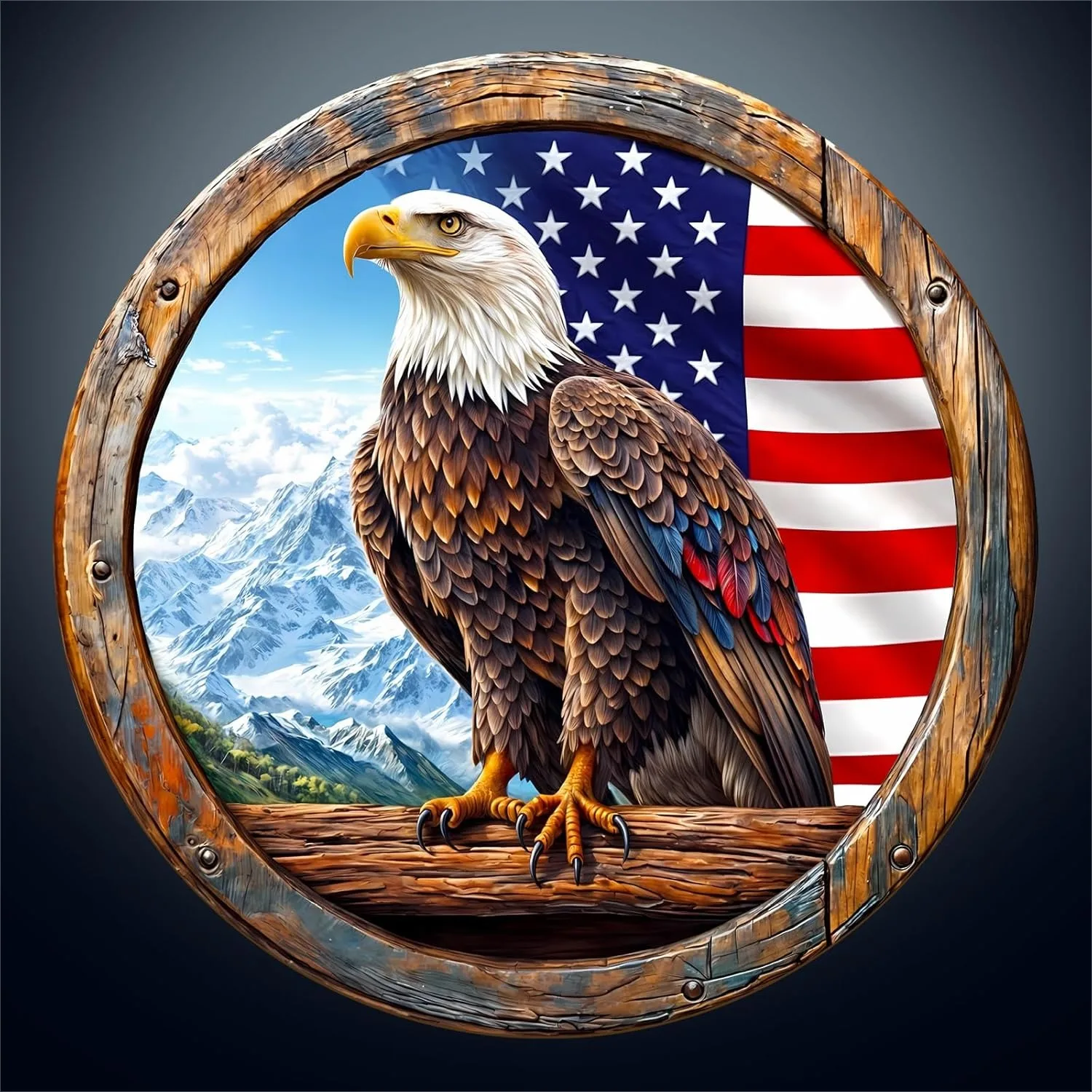 Wooden Puzzles for Adults, 3D Vision Effect Bald Eagle Jigsaw Puzzle Unique Shape Flat Puzzle Family Game 100 Pieces
Wooden Puzzles for Adults, 3D Vision Effect Bald Eagle Jigsaw Puzzle Unique Shape Flat Puzzle Family Game 100 Pieces