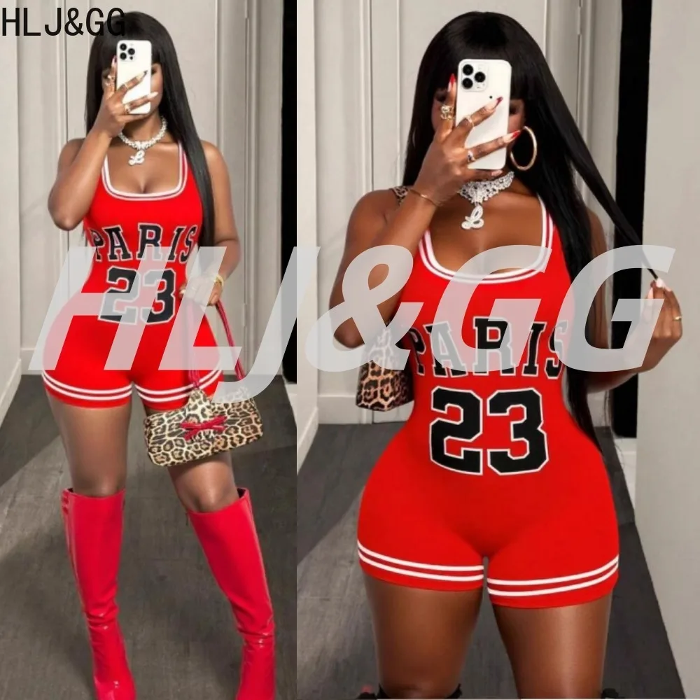 HLJ&GG Sexy Hot Girl Letter Printing Bodycon One Piece Rompers Women Tank Strap Sleeveless Slim Jumpsuits Y2K Fashion Streetwear
HLJ&GG Sexy Hot Girl Letter Printing Bodycon One Piece Rompers Women Tank Strap Sleeveless Slim Jumpsuits Y2K Fashion Streetwear