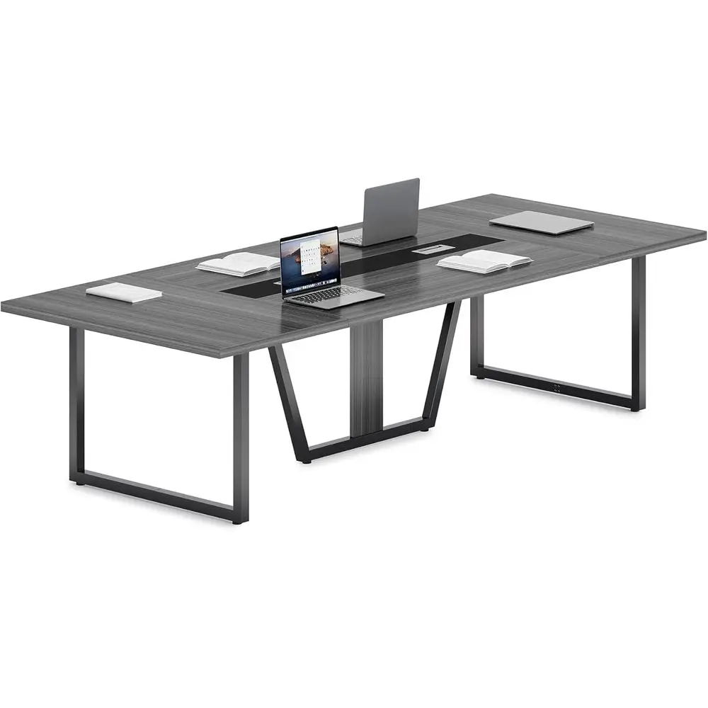 Elegant 8-10 Seater Wooden Conference Table with Cable Management for Large Meetings and Training, Strong Metal Legs, Grey Offic
Elegant 8-10 Seater Wooden Conference Table with Cable Management for Large Meetings and Training, Strong Metal Legs, Grey Offic