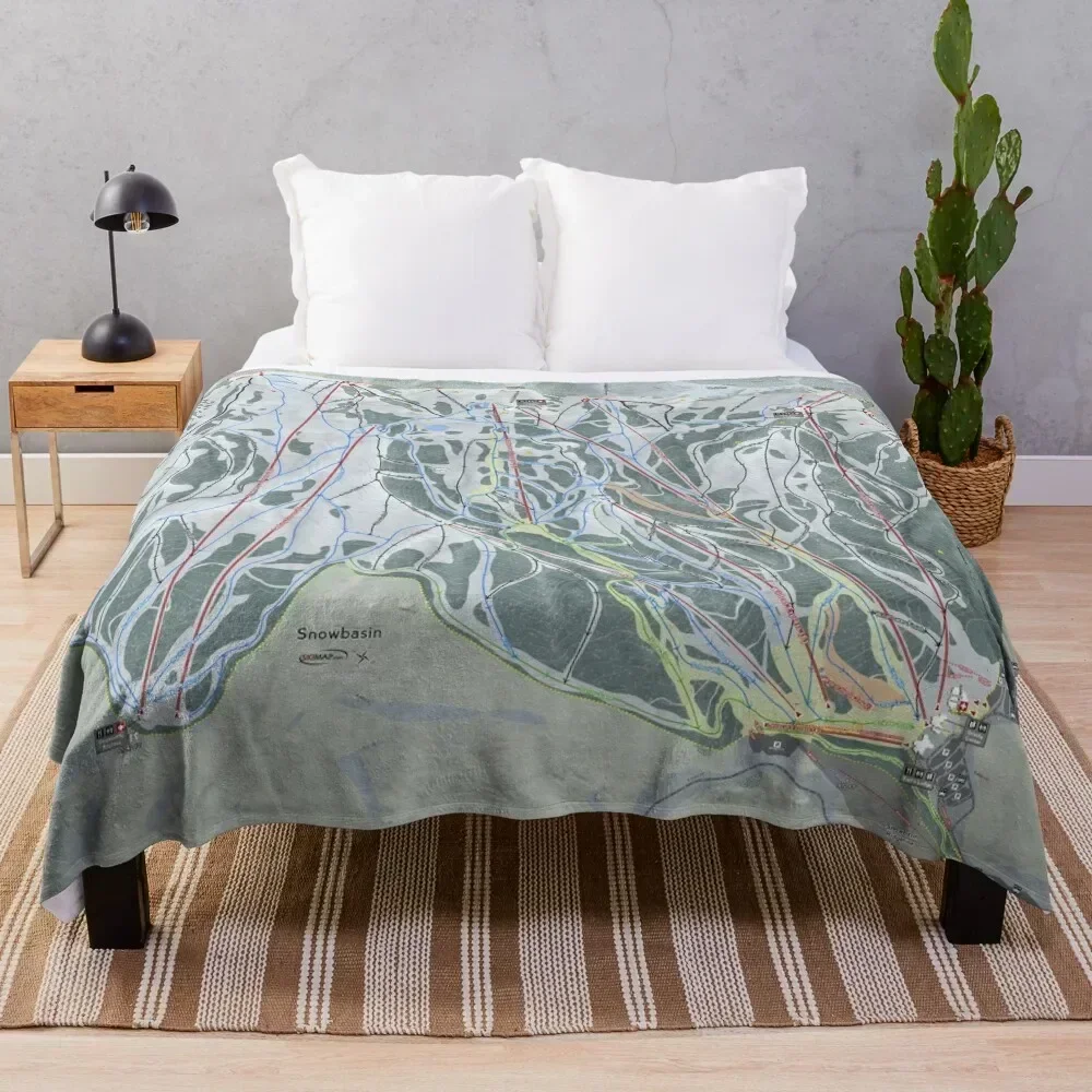 Snowbasin Resort Trail Map Throw Blanket Warm Comfortable Blanket Gift for Parents Friends
Snowbasin Resort Trail Map Throw Blanket Warm Comfortable Blanket Gift for Parents Friends