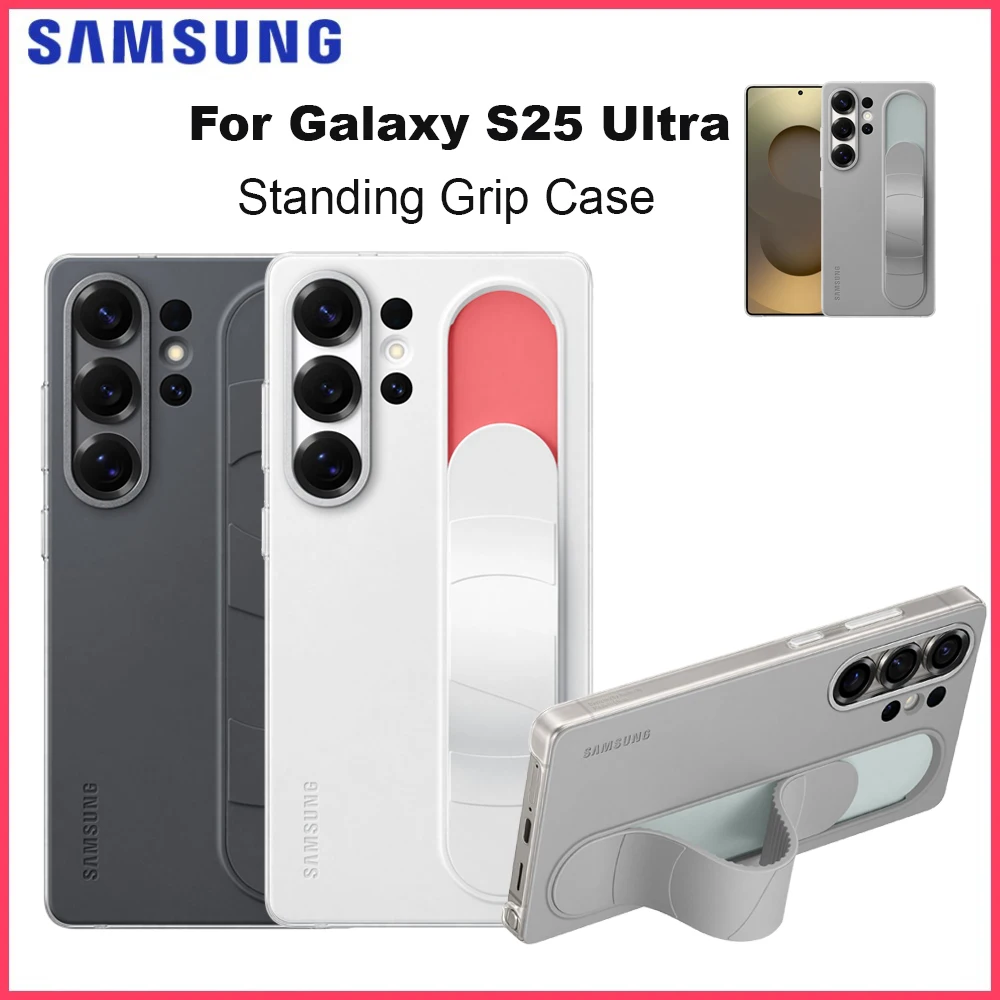 Original Samsung S25Ultra Standing Grip Smartphone Case EF-GS938 for Galaxy S25 Ultra Standing Grip Phone Case Finger Holder
Original Samsung S25Ultra Standing Grip Smartphone Case EF-GS938 for Galaxy S25 Ultra Standing Grip Phone Case Finger Holder