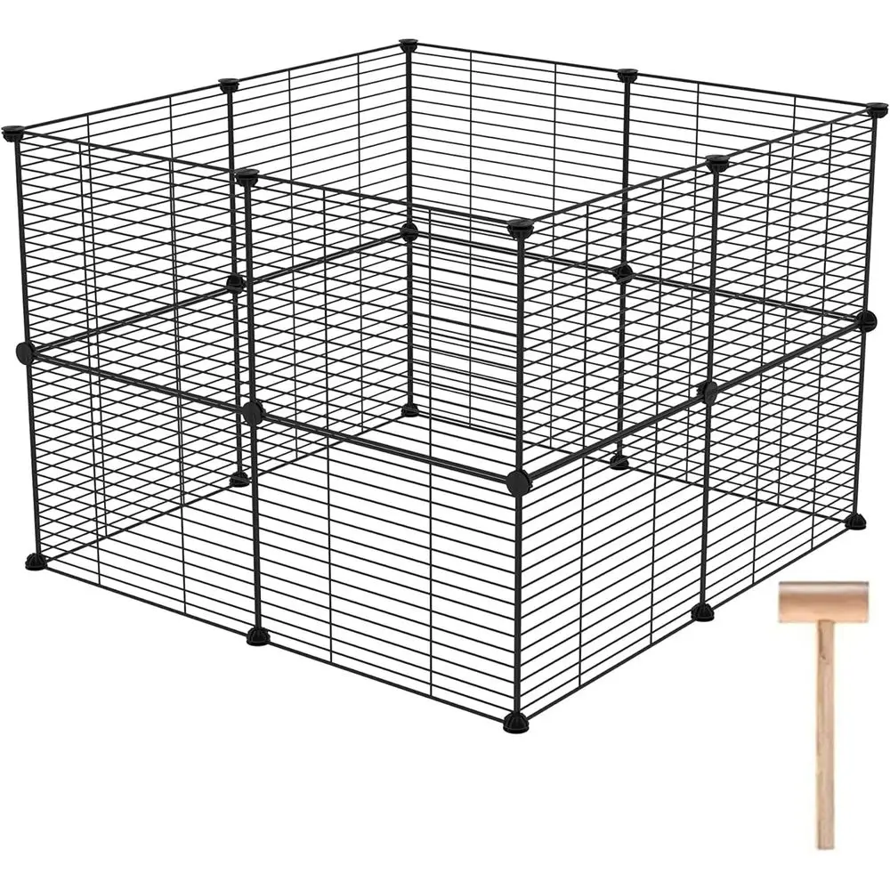 Portable 16-Panel Exercise Playpen for Small Animals, Suitable for Indoor and Outdoor Use, 12 x 15 Black
Portable 16-Panel Exercise Playpen for Small Animals, Suitable for Indoor and Outdoor Use, 12 x 15 Black