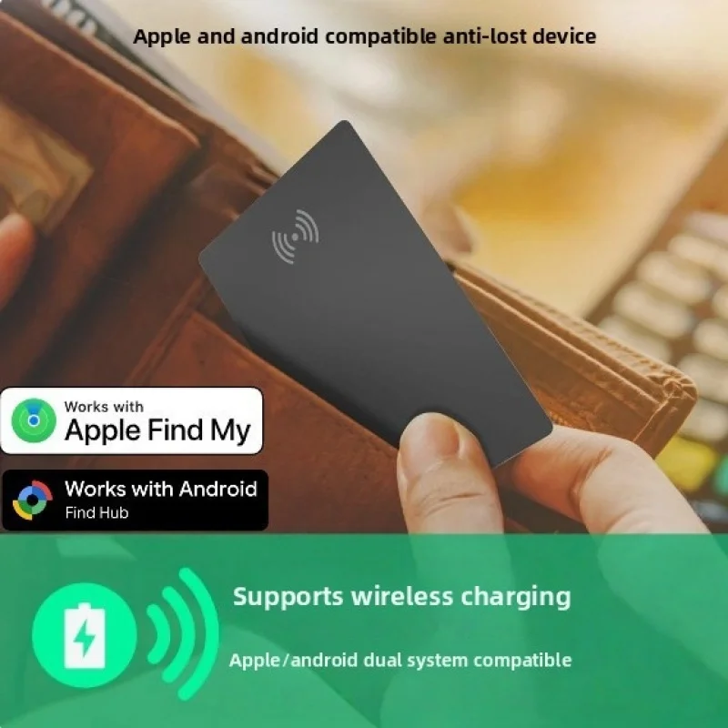 Universal anti-loss tracker for Android and iOS – wireless fast charging – prevents loss of wallets, luggage and other items
Universal anti-loss tracker for Android and iOS – wireless fast charging – prevents loss of wallets, luggage and other items