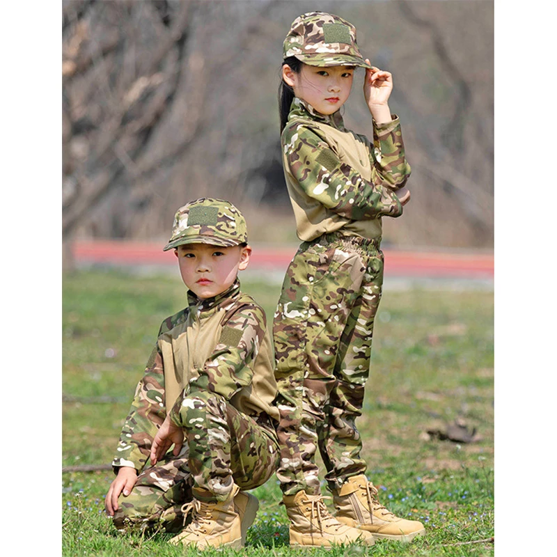 Kids Airsoft Military Tactical Suits Camo Multicam Suit Tactic Combat Uniform Children Boy Trainning Hunting Short Sleeve Sets
Kids Airsoft Military Tactical Suits Camo Multicam Suit Tactic Combat Uniform Children Boy Trainning Hunting Short Sleeve Sets