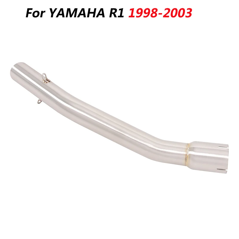 Slip On Motorcycle Middle Connect Pipe Mid Link Tube Stainless Steel Exhaust System For Yamaha R1 1998-2003
Slip On Motorcycle Middle Connect Pipe Mid Link Tube Stainless Steel Exhaust System For Yamaha R1 1998-2003