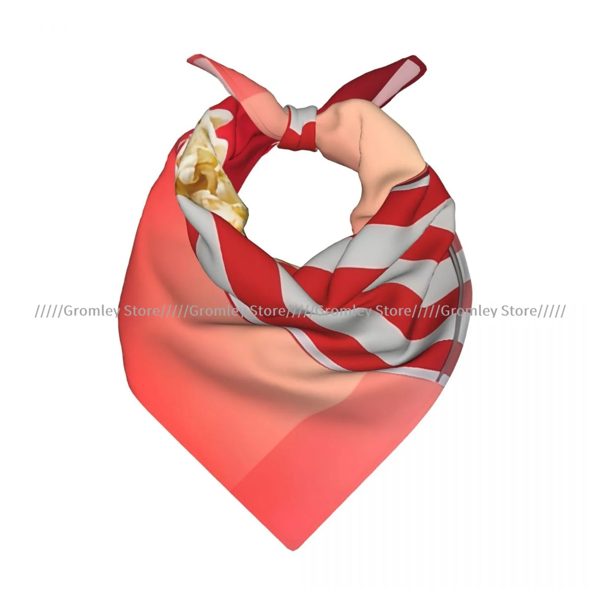 Square Scarf Women Striped Popcorn Box Background Bandana Headscarf
Square Scarf Women Striped Popcorn Box Background Bandana Headscarf