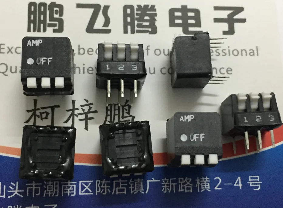 1PCS Original American AMP 435802-2 dial code switch 3-bit key type 3P side dial coding switch 2.54 pitch
1PCS Original American AMP 435802-2 dial code switch 3-bit key type 3P side dial coding switch 2.54 pitch