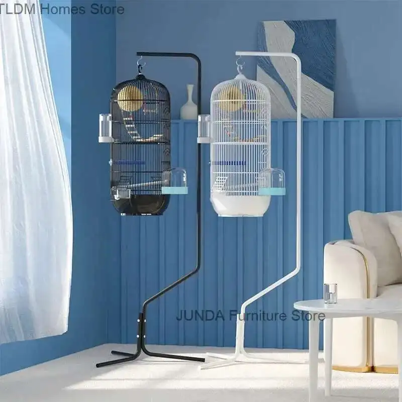 Portable Hook Bird Cages Round Parrot Cage House Modern Bird Accessories Luxury Villa Large Metal Bird Cage Pet Supplies
Portable Hook Bird Cages Round Parrot Cage House Modern Bird Accessories Luxury Villa Large Metal Bird Cage Pet Supplies